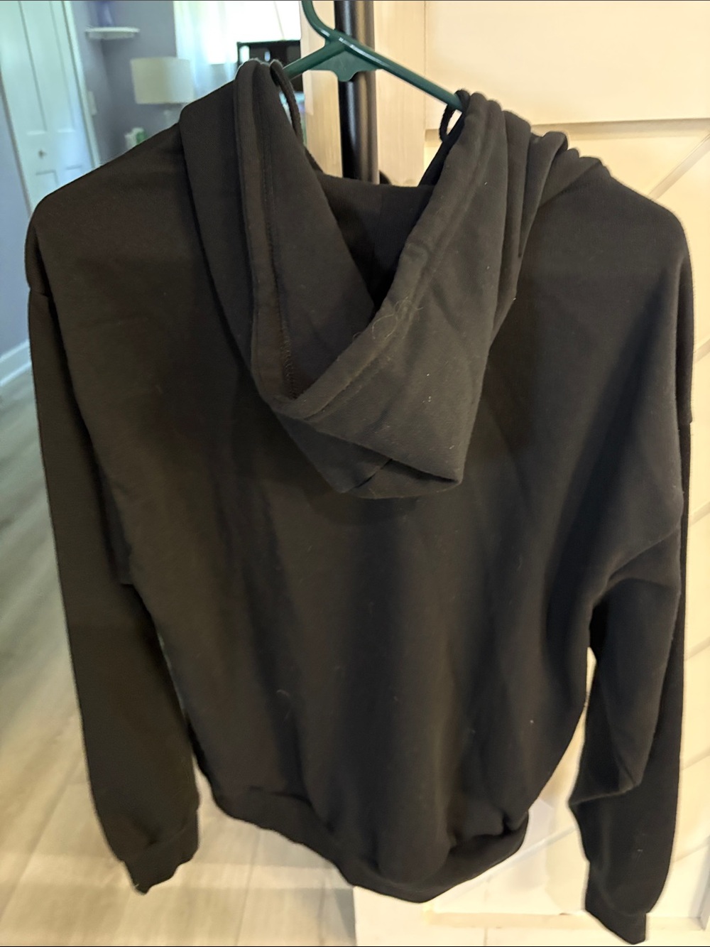 the Rolling Stones Black Zip Hoodie with White Graphic - Picture 4 of 5